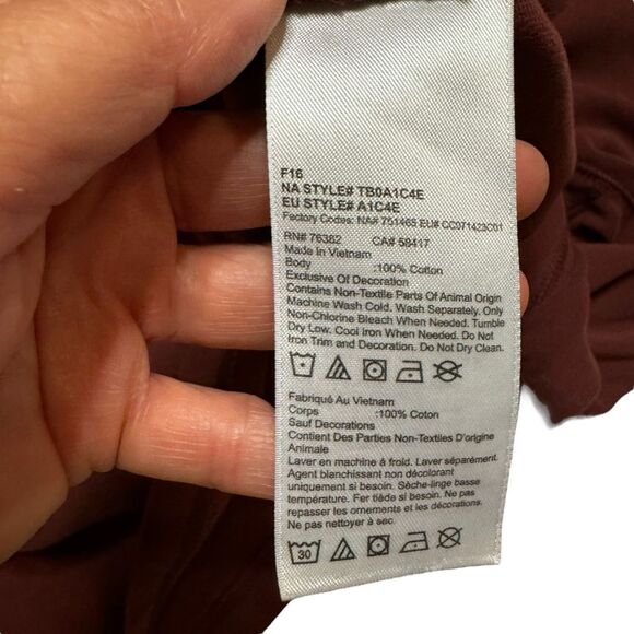 Timberland Men’s 100% Cotton Quarter-Zip Sweater Sweatshirt Pullover Size Large - Picture 5 of 7